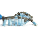 Denim Blue Opal Faceted Rectangle Beads 8 inch 19 pieces - The Bead Traders