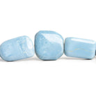 Denim Blue Opal Plain Nugget Beads 18 inch 19 pieces - The Bead Traders