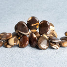 Desert Khaki Jasper Pear Beads 6 inch 34 beads - The Bead Traders