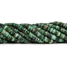 Emerald Plain Heishi Beads 16 inch 210 pieces - The Bead Traders