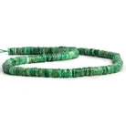 Emerald Plain Heishi Beads 16 inch 240 pieces - The Bead Traders
