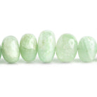 Emerald Plain Rondelle Beads 18 inch 74 pieces - The Bead Traders