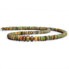 Ethiopian Opal Faceted Rondelle Beads 16 inch 145 pieces - The Bead Traders