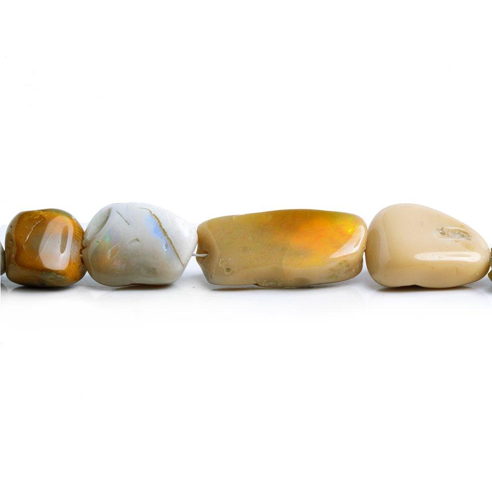 Ethiopian Opal Plain Nugget Beads 16 inch 40 pieces - The Bead Traders