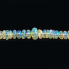 Ethiopian Opal Plain Rondelle Beads 15 inch 170 pieces - The Bead Traders