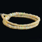 Ethiopian Opal Plain Rondelle Beads 16 inch 135 pieces - The Bead Traders