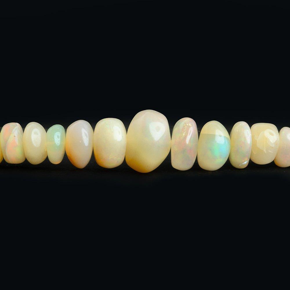 Ethiopian Opal Plain Rondelle Beads 16 inch 135 pieces - The Bead Traders