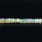 Ethiopian Opal Plain Rondelle Beads 16 inch 160 pieces - The Bead Traders