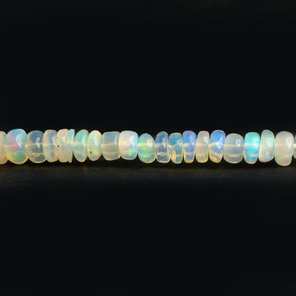 Ethiopian Opal Plain Rondelle Beads 16 inch 160 pieces - The Bead Traders