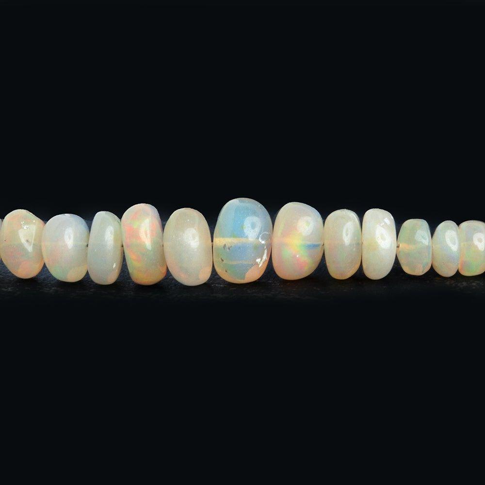 Ethiopian Opal Plain Rondelle Beads 16 inch 160 pieces - The Bead Traders