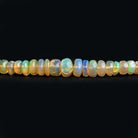 Ethiopian Opal Plain Rondelle Beads 16 inch 190 pieces - The Bead Traders