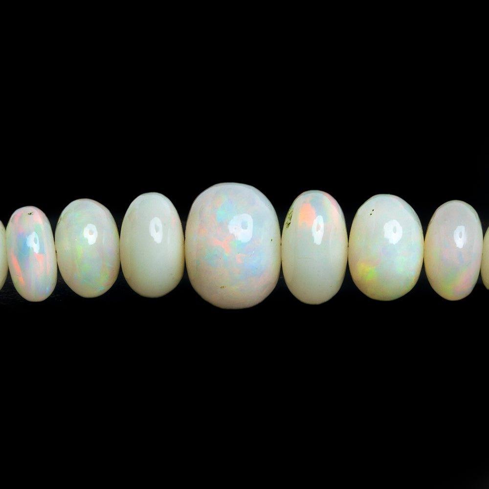 Ethiopian Opal Plain Rondelle Beads 18 inch 80 pieces - The Bead Traders