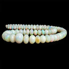 Ethiopian Opal Plain Rondelle Beads 18 inch 80 pieces - The Bead Traders