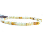 Ethiopian Opal Plain Square Heishi Beads 16 inch 190 pieces - The Bead Traders