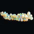 Ethiopian Opal Plain Teardrop Beads 8 inch 65 pieces - The Bead Traders