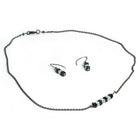 Finished Heishi Necklace & Earrings Set - The Bead Traders