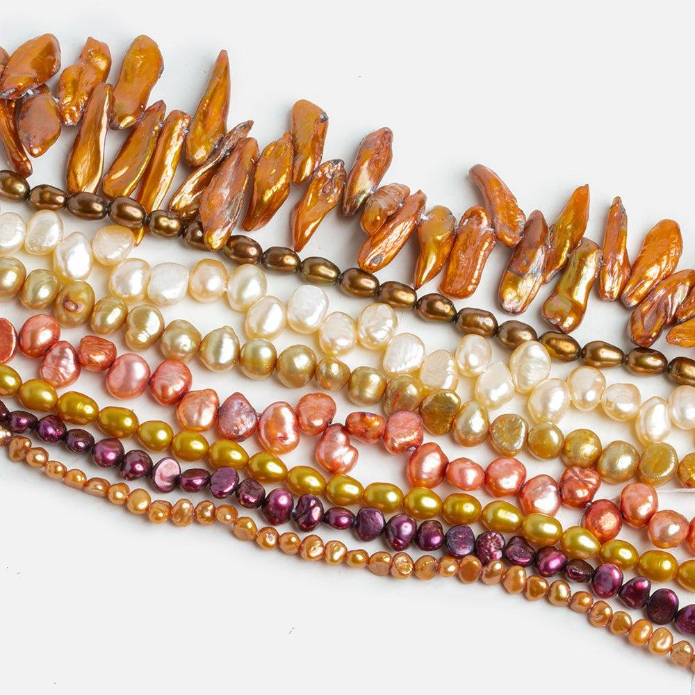 Flamin' Pearls - Lot of 8 - The Bead Traders