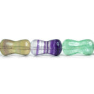Fluorite Plain Drum Beads 16 inch 20 pieces - The Bead Traders