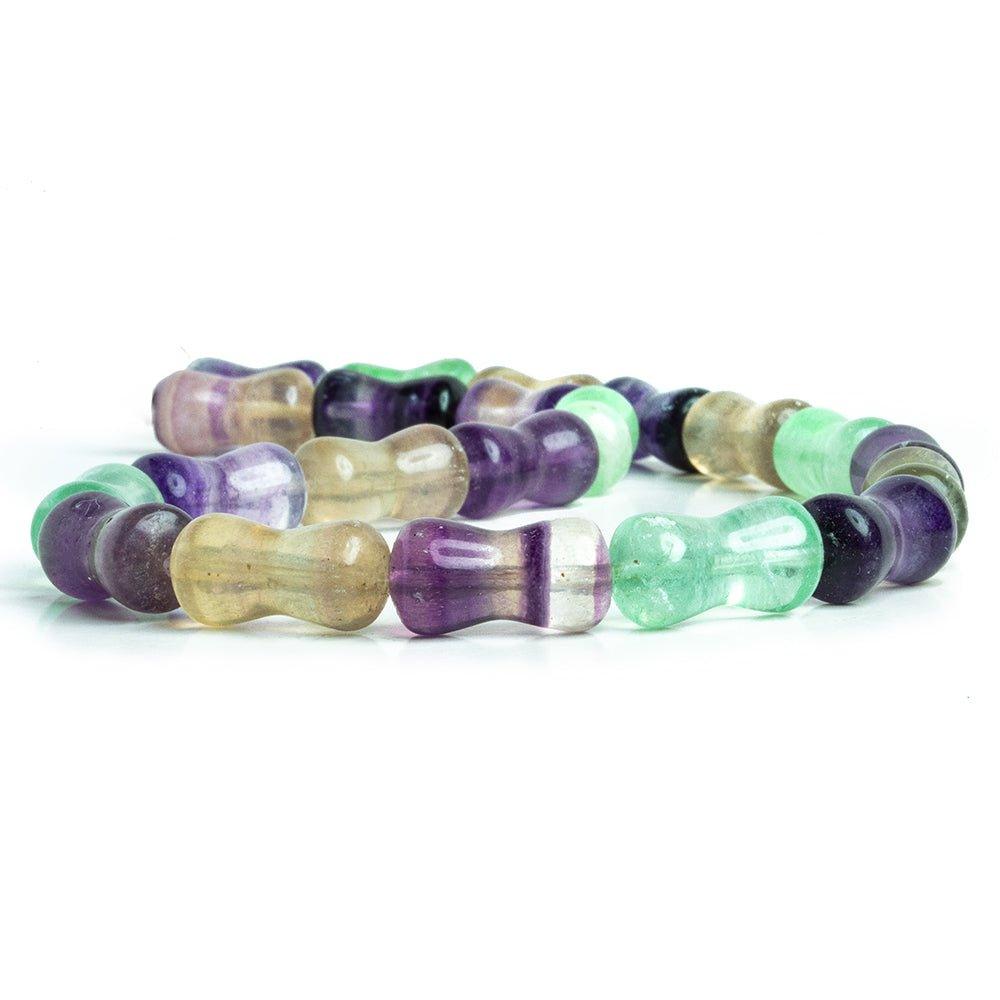 Fluorite Plain Drum Beads 16 inch 20 pieces - The Bead Traders