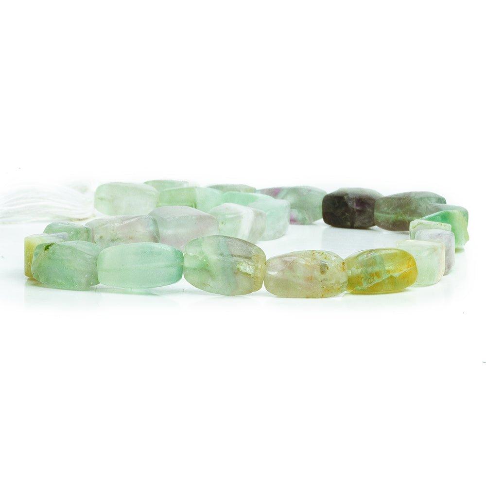 Fluorite Plain Tube Beads 12 inch 23 pieces - The Bead Traders