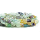 Fluorite Plain Tube Beads 12 inch 23 pieces - The Bead Traders