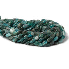 Frosted Multi Tonal Apatite plain nugget beads 13 inch 46 pieces - The Bead Traders
