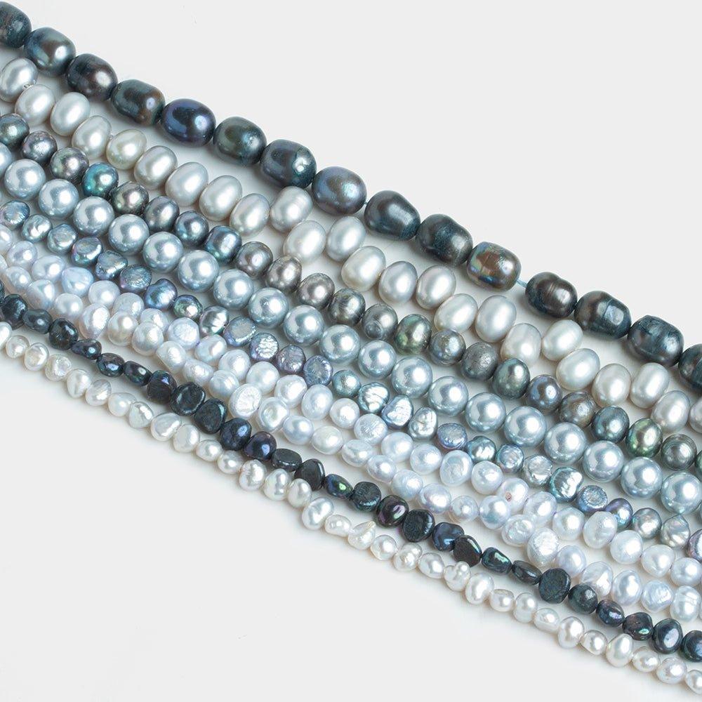 Frozen Pearls - Lot of 9 Strands - The Bead Traders