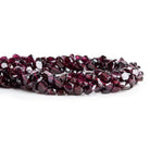Garnet Beads Bezel Faceted 5x5mm Straight Drilled Hearts, 69 pieces - The Bead Traders
