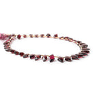 Garnet Beads Top Drilled 9x6mm Kite, 39 pieces - The Bead Traders