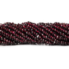 Garnet center drilled Plain Nuggets 13 inch 145 beads - The Bead Traders