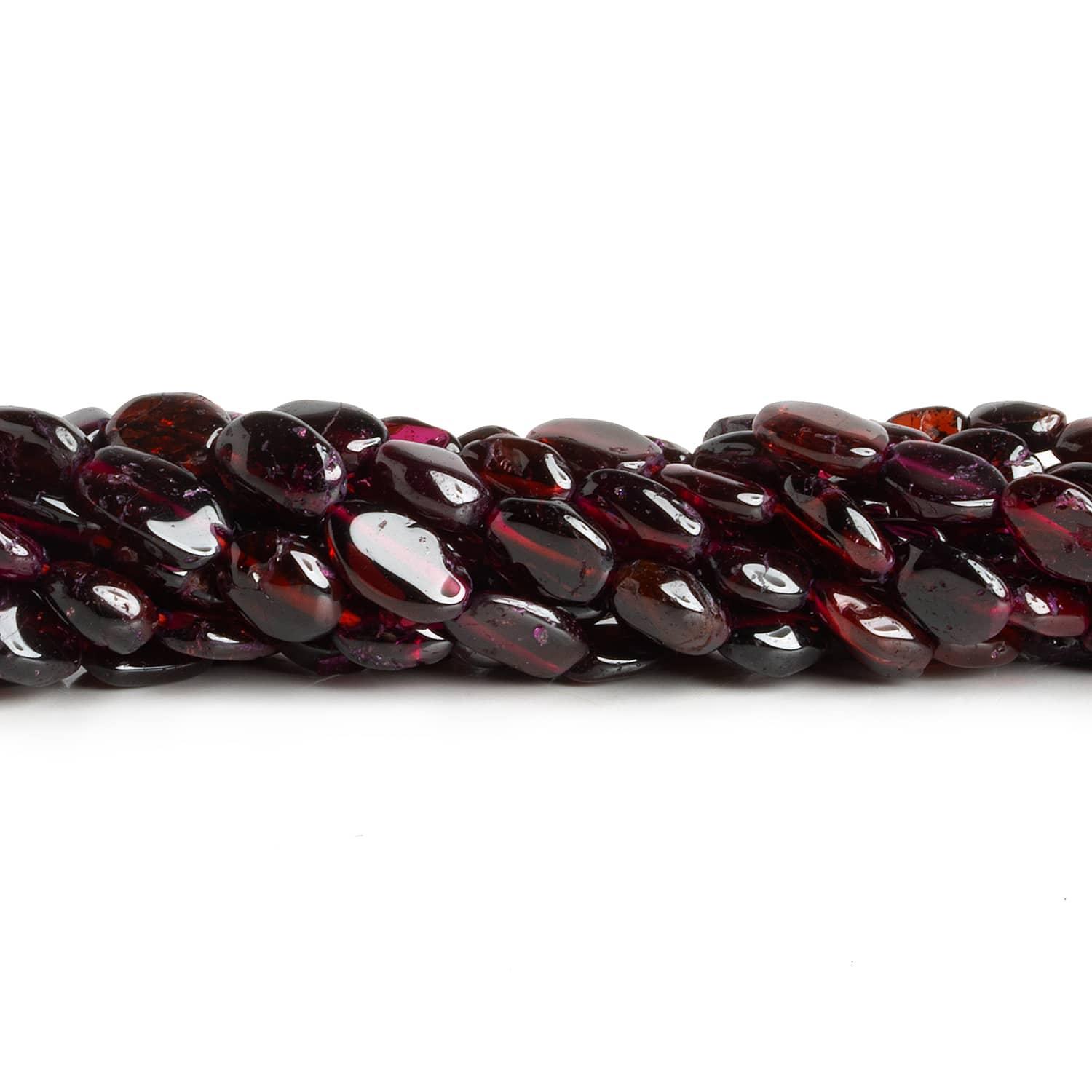 Garnet Plain Nuggets 14 inch 45 beads - The Bead Traders