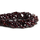 Garnet Plain Nuggets 14 inch 45 beads - The Bead Traders