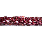 Garnet Straight Drilled Faceted Oval Beads 14 inch 50 pieces - The Bead Traders