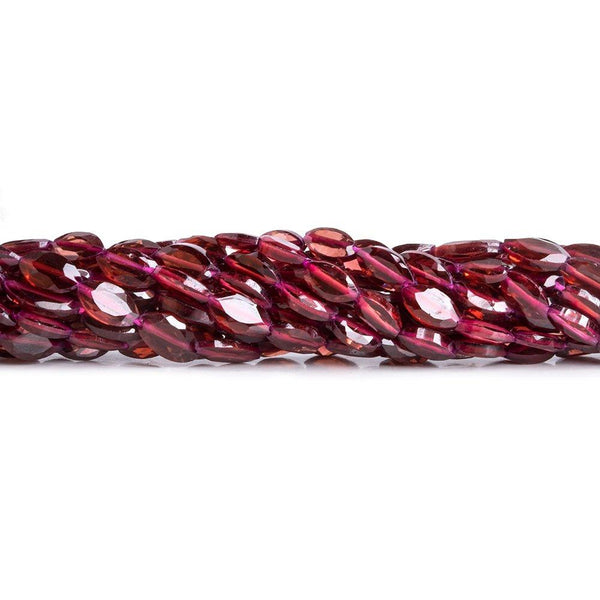 Garnet Straight Drilled Faceted Marquise Beads 14 inch 50 pieces