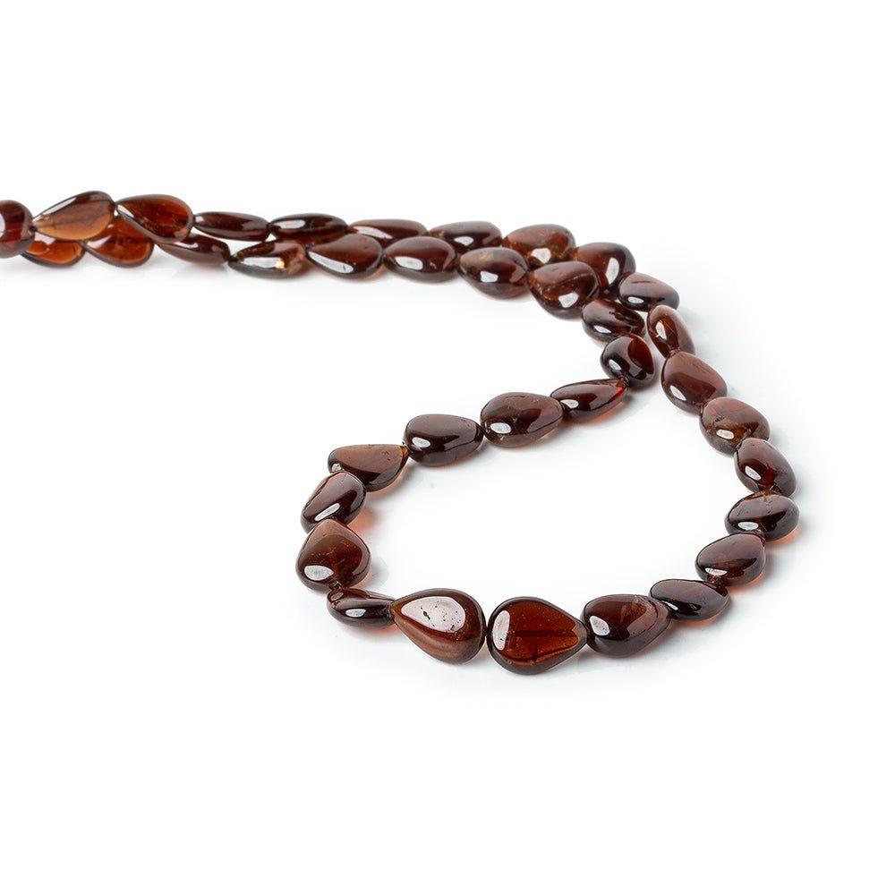 Garnet Straight Drilled Plain Pear Beads 15 inch 39pieces - The Bead Traders