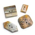 Gemstone Focal Buttons - Lot of 4 - The Bead Traders