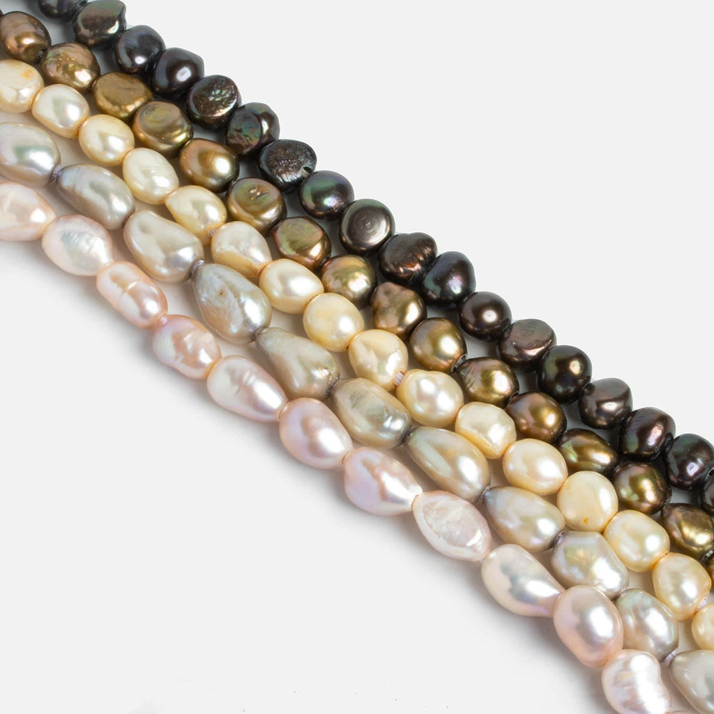 Glamorous Large Hole Pearls #1 - Lot of 5 - The Bead Traders