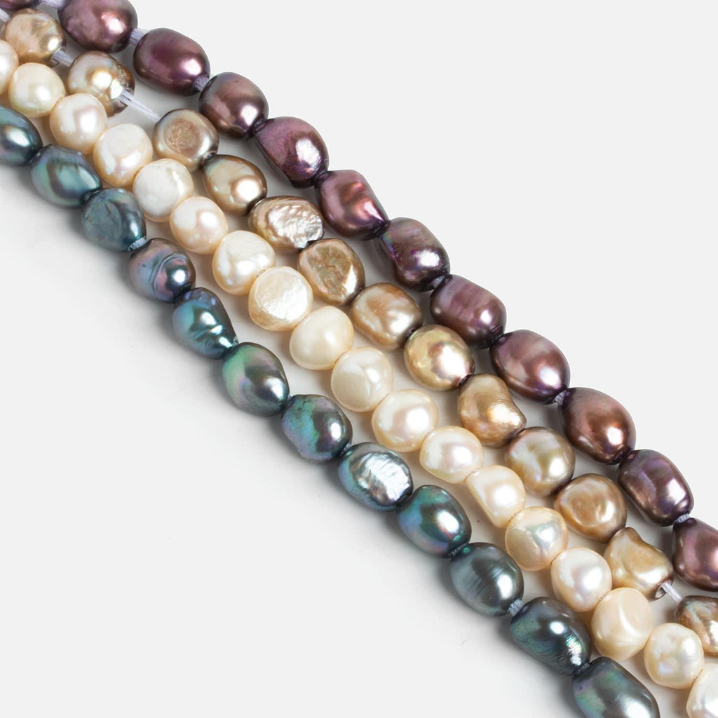 Glamorous Large Hole Pearls #3 - Lot of 4 - The Bead Traders