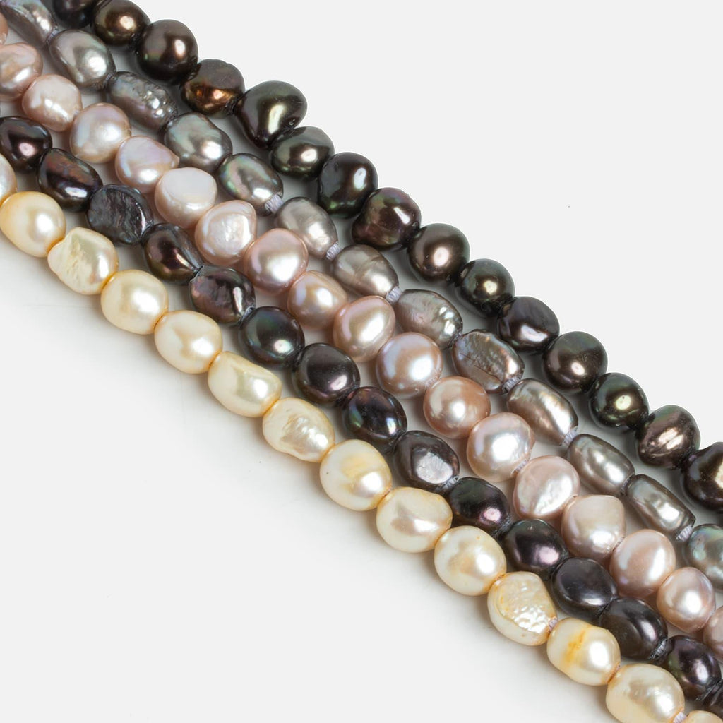 Glamorous Large Hole Pearls #4 - Lot of 5 - The Bead Traders
