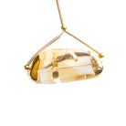 Gold Leafed Citrine Nugget Focal Bead 1 Piece - The Bead Traders