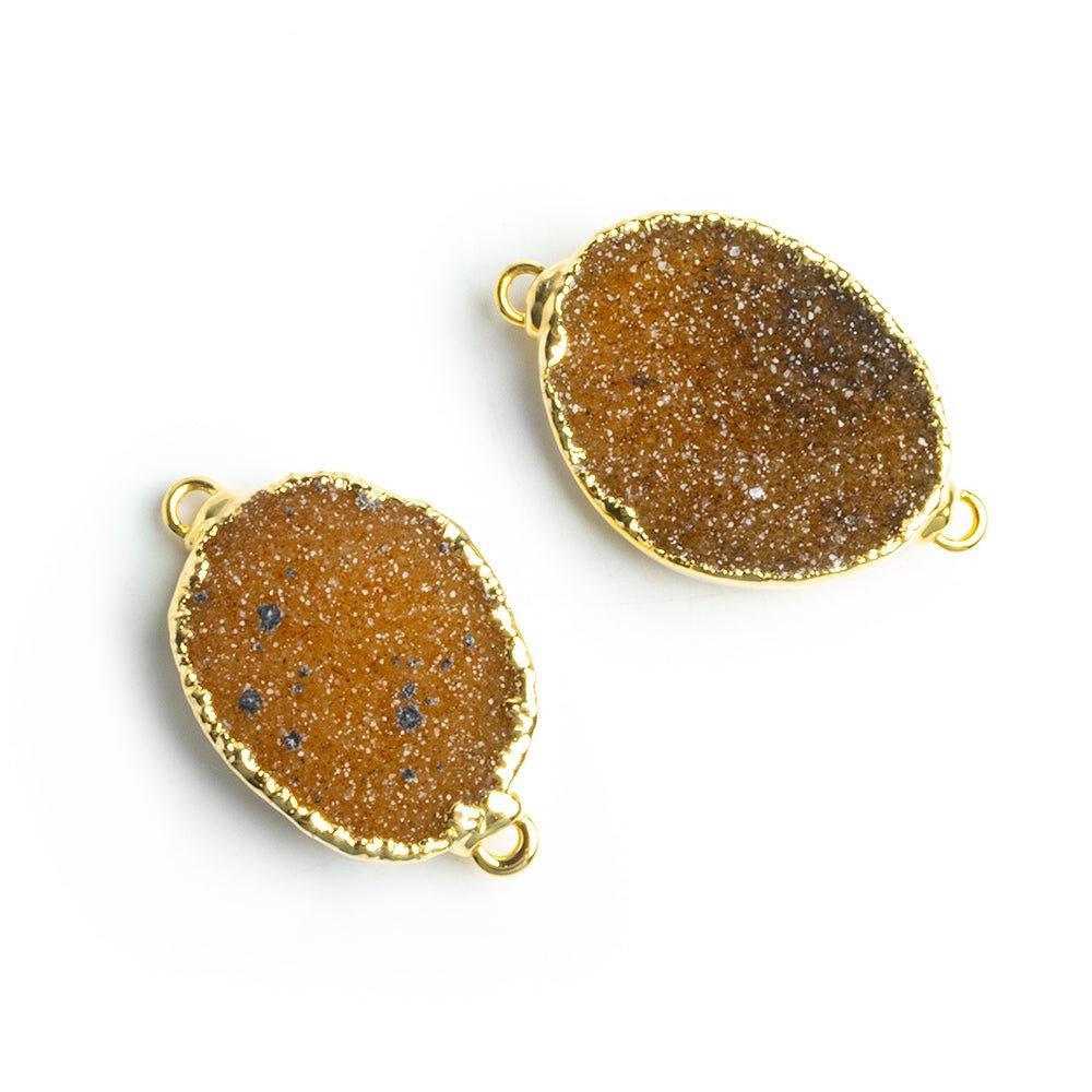 Gold Leafed Drusy - Lot of 2 - The Bead Traders
