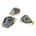 Gold Leafed Drusy Nuggets - Lot of 3 - The Bead Traders