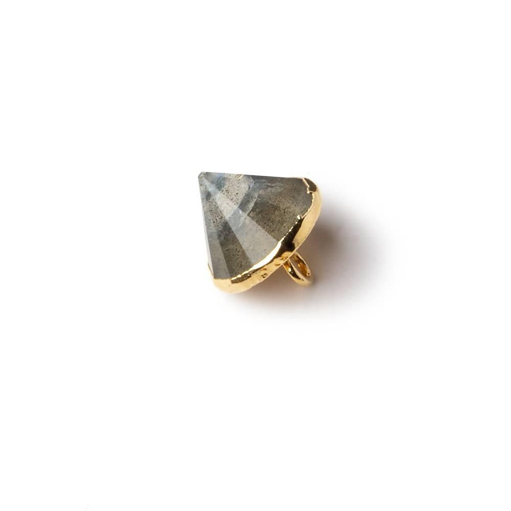 Gold Leafed Labradorite Pendulum Pendant 1 piece - The Bead Traders