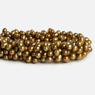 Golden Green Baroque Freshwater Pearls 16 inch 80 pieces - The Bead Traders