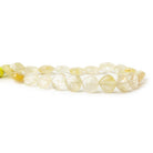 Golden Rutilated Quartz straight drill faceted hearts 8 inch 21 beads 10x9-12x11mm - The Bead Traders