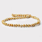 Goldenrod Side Drilled Baroque Pearls 16 inch 74 beads 6x5mm - The Bead Traders