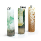 Green Agate Column Pendant 1 Piece - The Bead Traders