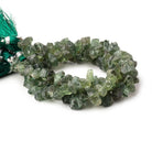 Green Apatite Natural Crystals 7.5 inch 42 beads - The Bead Traders