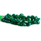 Green Chalcedony Faceted Heart Beads 8 inch 48 pieces - The Bead Traders