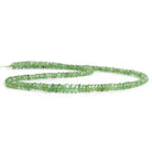 Green Kyanite Faceted Rondelle Beads 15 inch 230 pieces - The Bead Traders